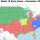 Illustration for article titled Which TV Market Is Getting Screwed This Sunday? An Analysis Of Week 16 NFL Viewing Maps